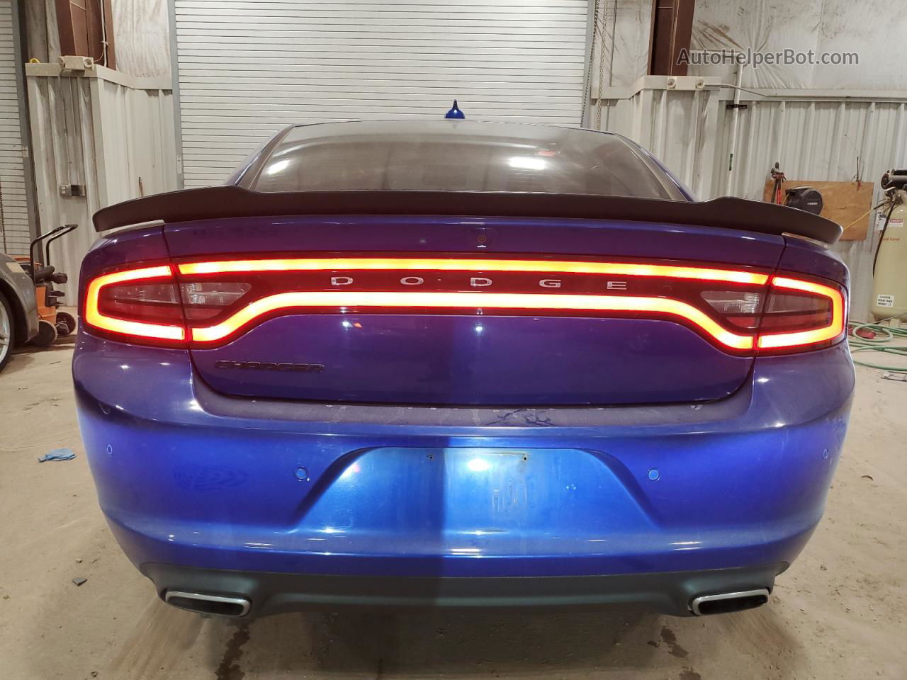 2018 Dodge Charger Gt Blue vin: 2C3CDXJG3JH230770