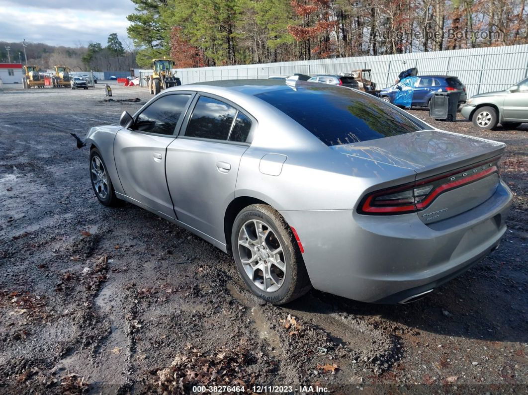 2016 Dodge Charger Sxt Silver vin: 2C3CDXJG4GH259767