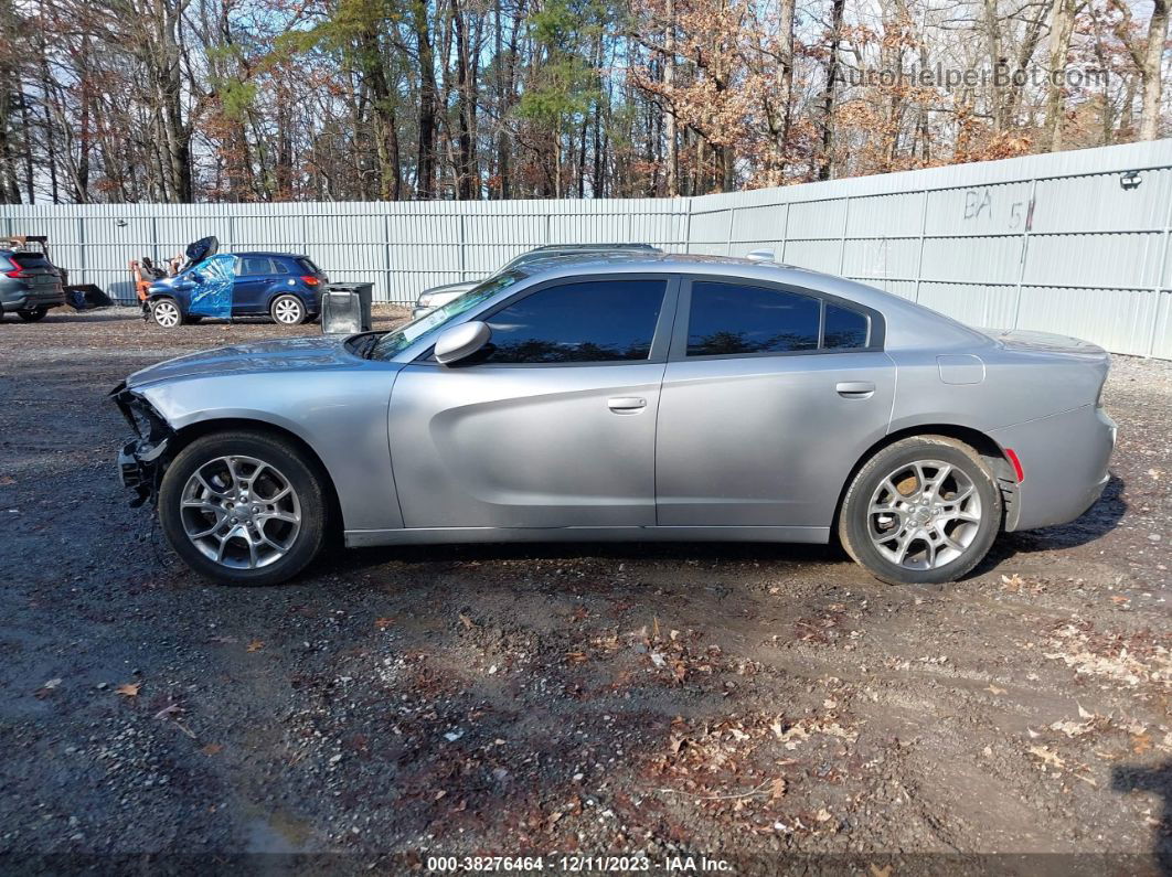 2016 Dodge Charger Sxt Silver vin: 2C3CDXJG4GH259767