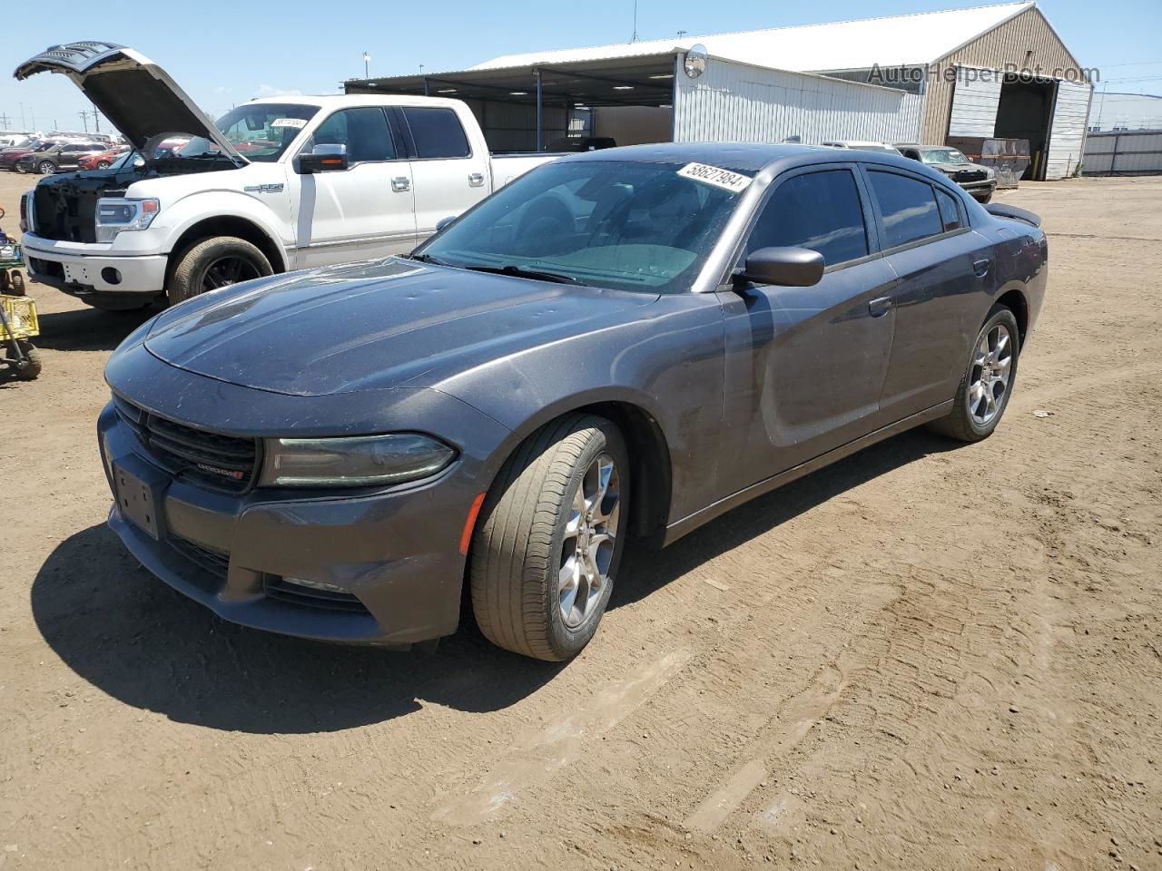 2016 Dodge Charger Sxt Серый vin: 2C3CDXJG4GH281882