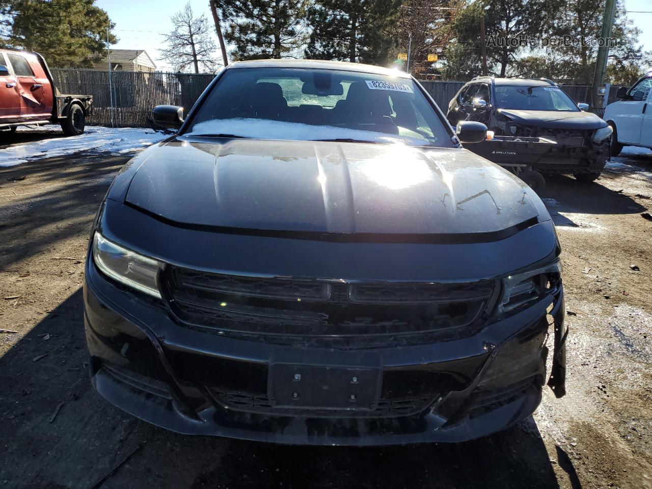 2017 Dodge Charger Sxt Black vin: 2C3CDXJG4HH644957