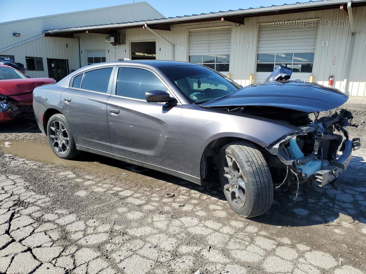 2016 Dodge Charger Sxt Gray vin: 2C3CDXJG5GH304120