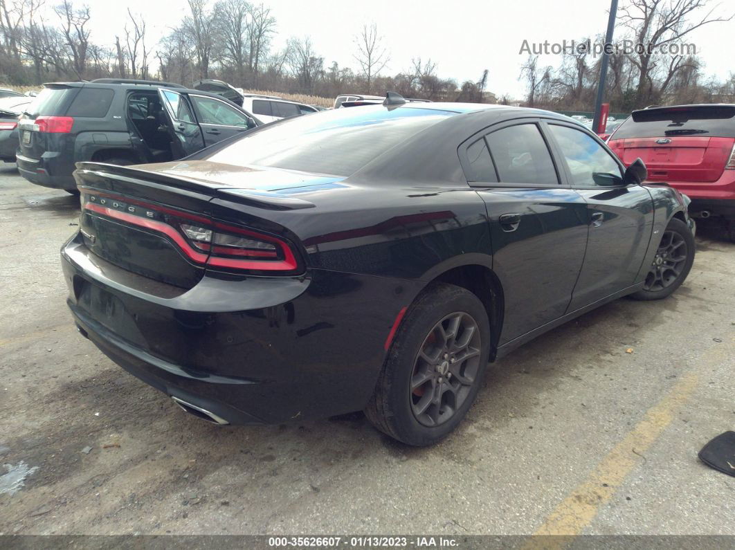 2018 Dodge Charger Gt Awd Черный vin: 2C3CDXJG5JH115278