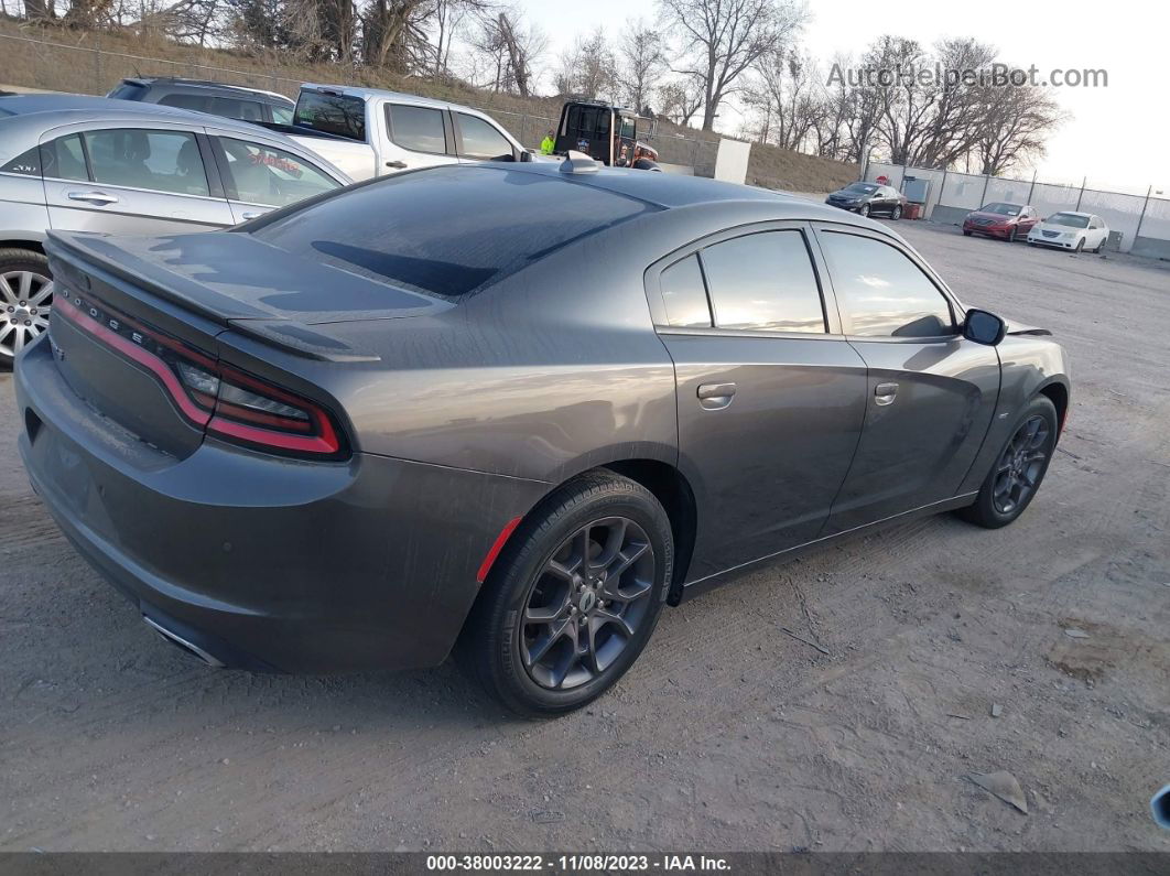 2018 Dodge Charger Gt Awd Gray vin: 2C3CDXJG5JH194886