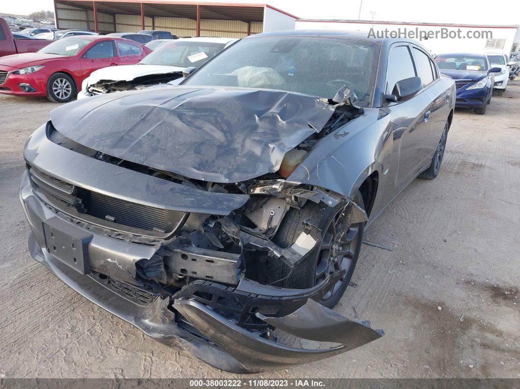 2018 Dodge Charger Gt Awd Gray vin: 2C3CDXJG5JH194886