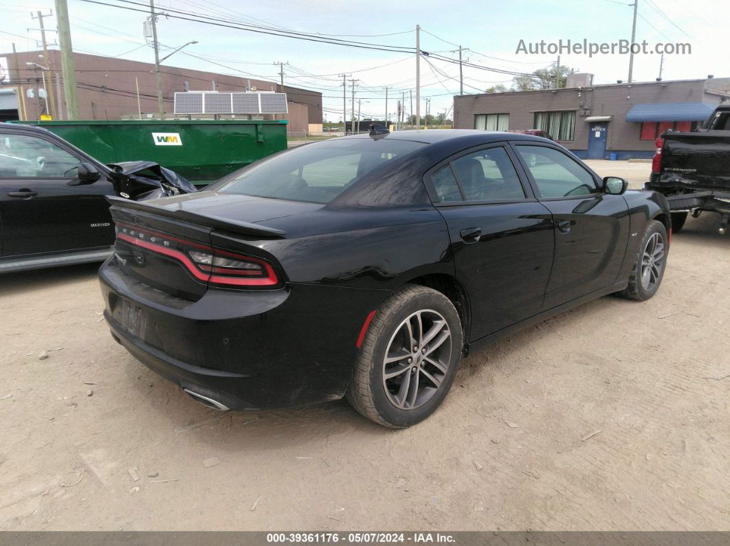 2018 Dodge Charger Gt Awd Черный vin: 2C3CDXJG5JH198064