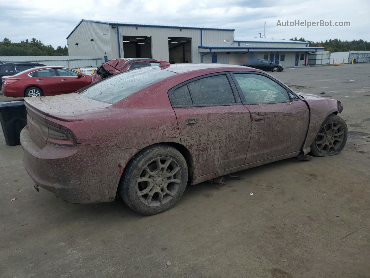 2018 Dodge Charger Gt Red vin: 2C3CDXJG5JH211069