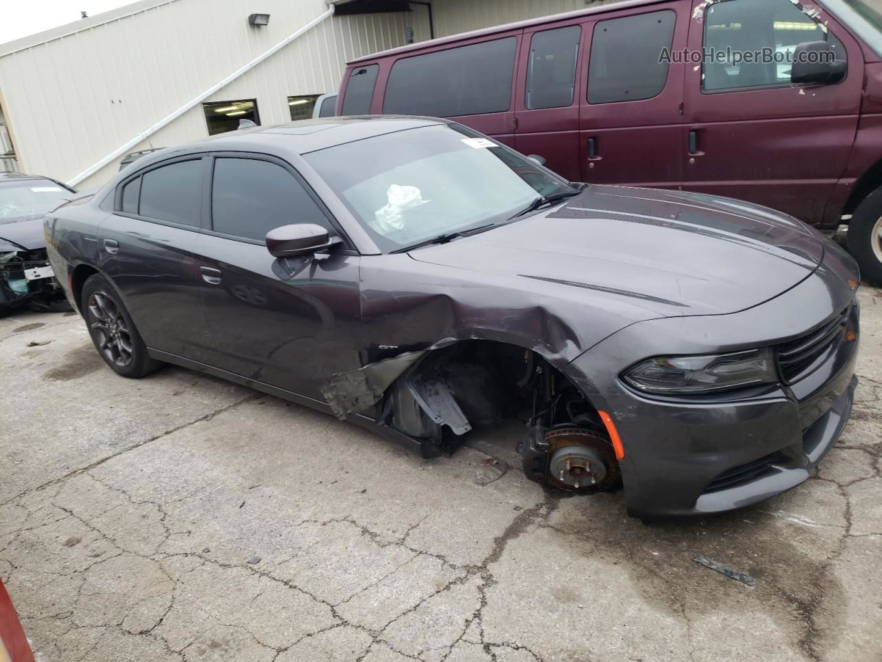 2018 Dodge Charger Gt Gray vin: 2C3CDXJG5JH292686