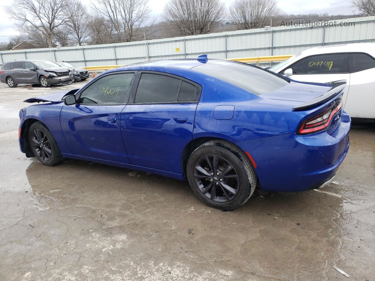 2021 Dodge Charger Sxt Синий vin: 2C3CDXJG5MH530055