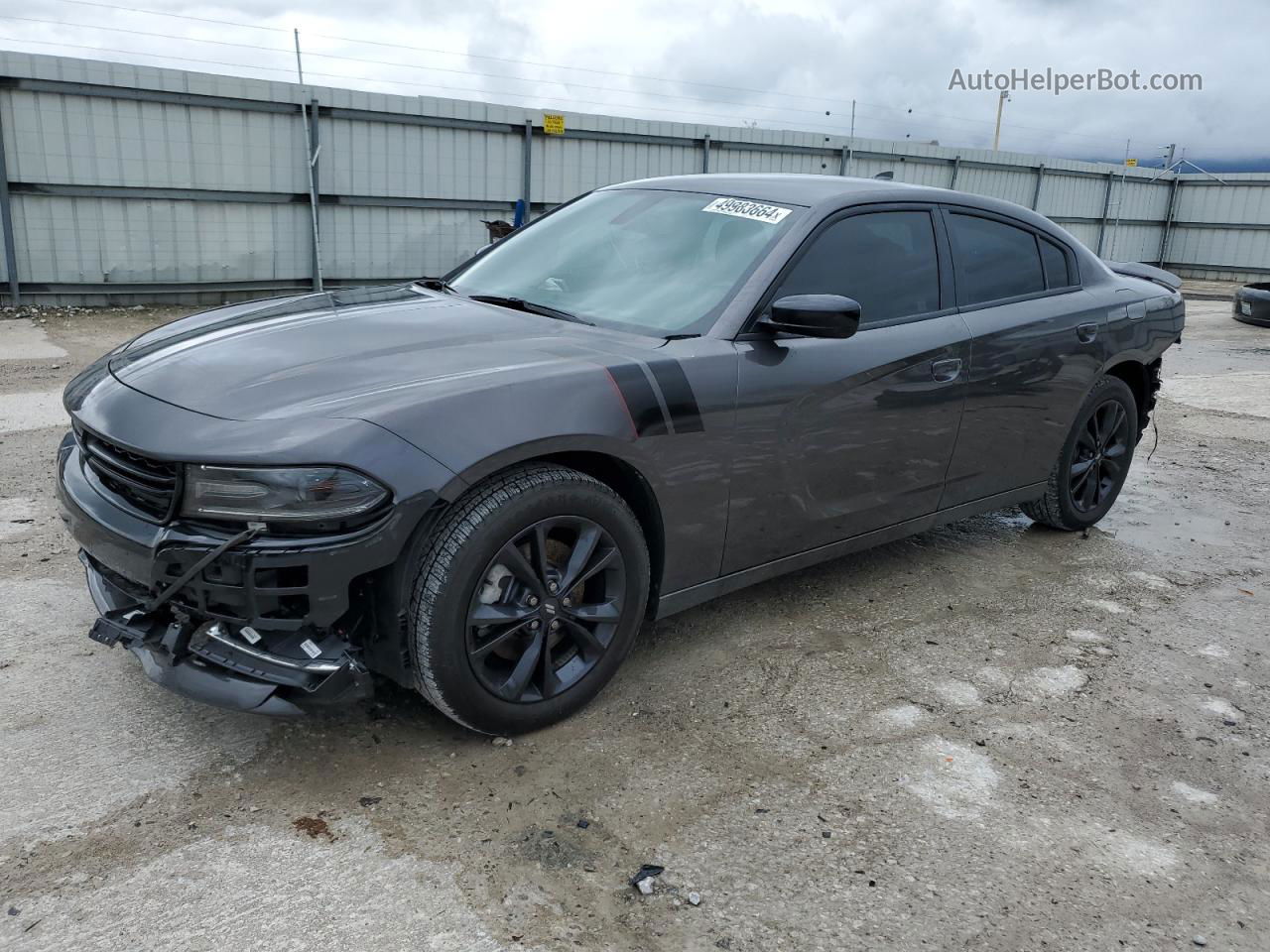 2021 Dodge Charger Sxt Gray vin: 2C3CDXJG5MH620127