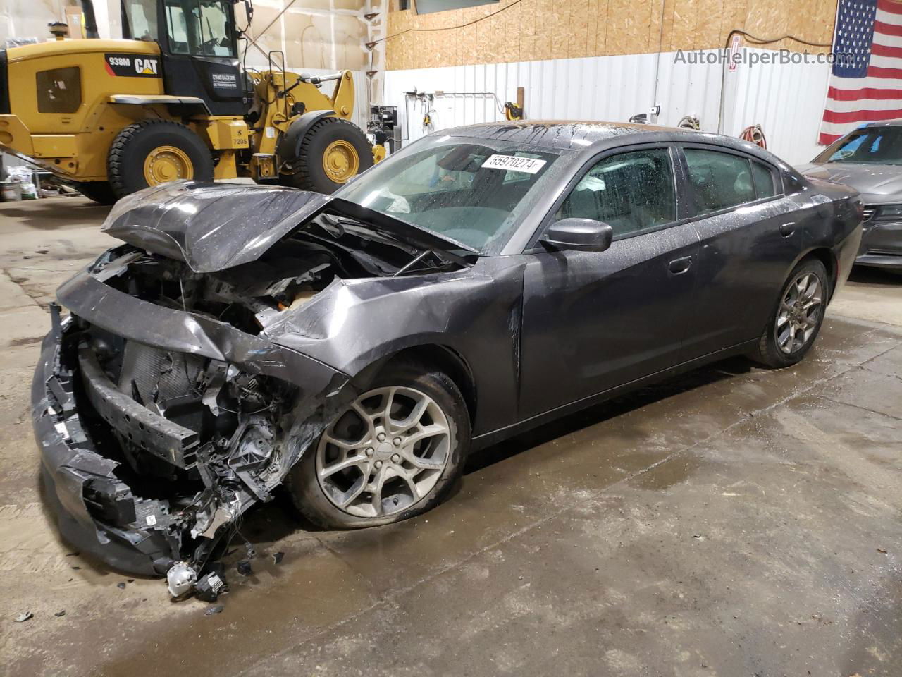 2016 Dodge Charger Sxt Gray vin: 2C3CDXJG6GH219108