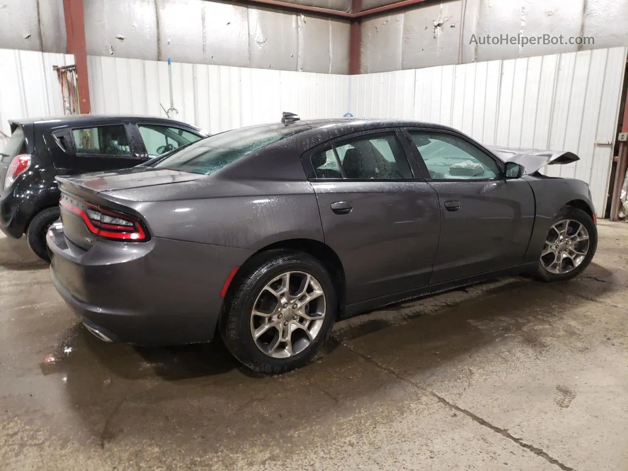 2016 Dodge Charger Sxt Gray vin: 2C3CDXJG6GH219108