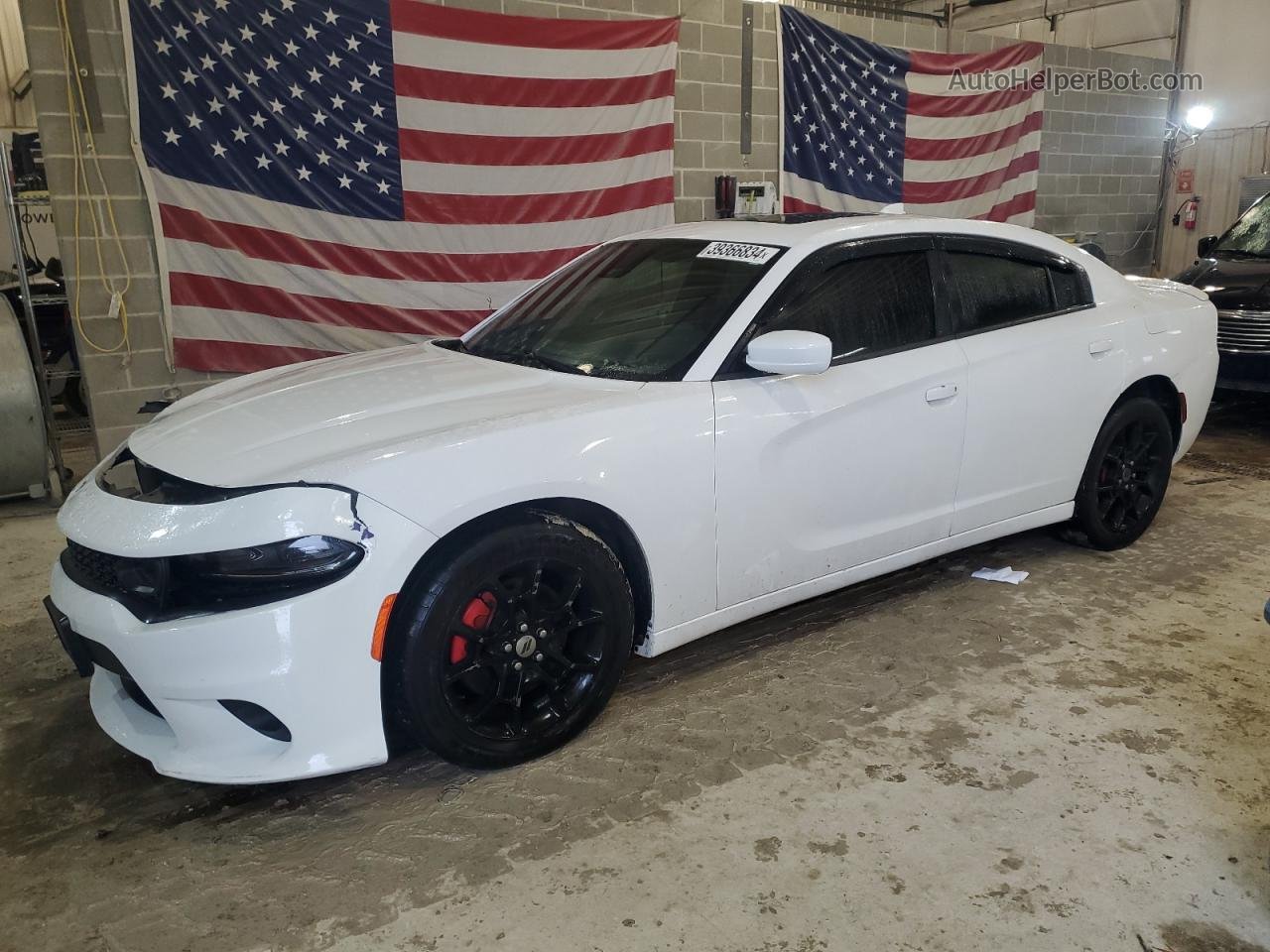 2017 Dodge Charger Sxt White vin: 2C3CDXJG6HH513156