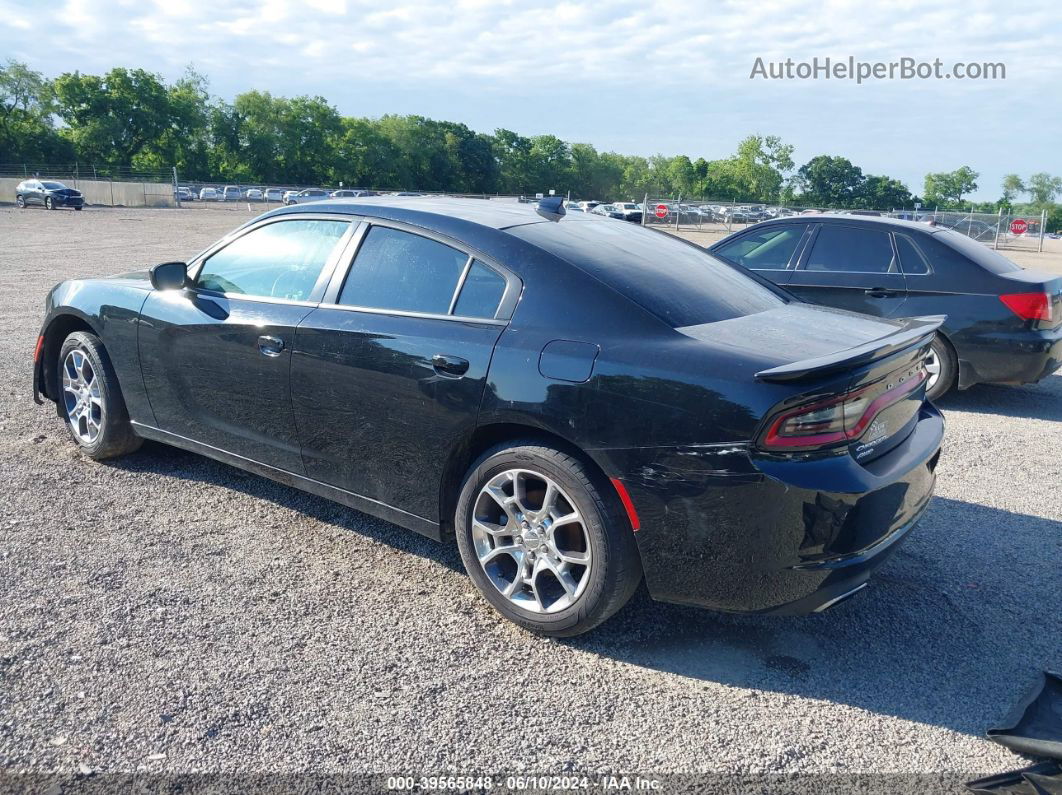 2017 Dodge Charger Sxt Awd Черный vin: 2C3CDXJG6HH521399