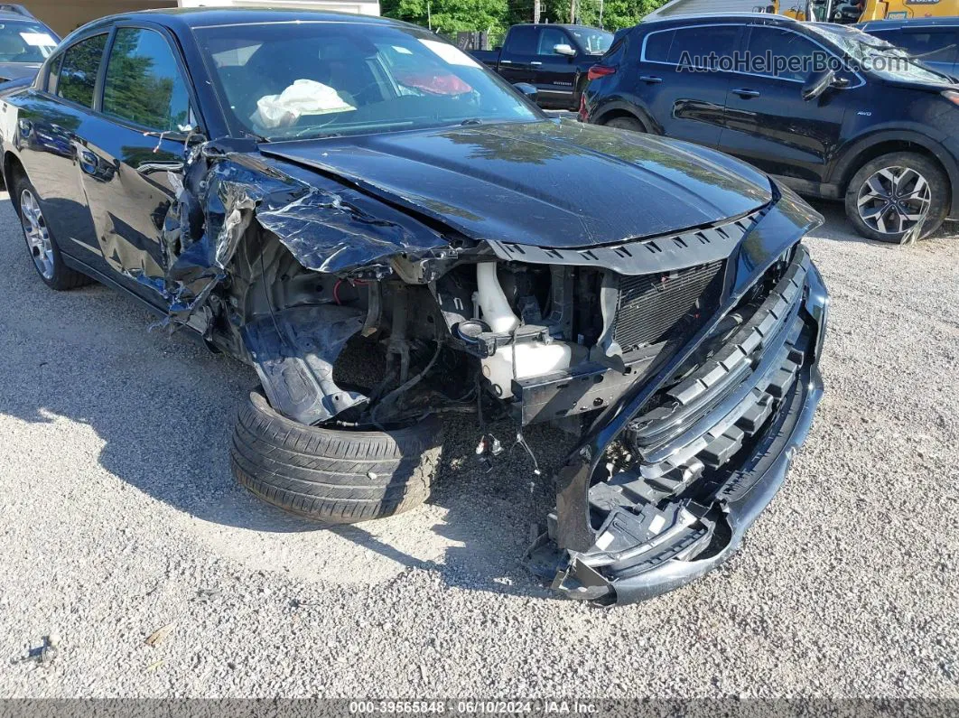 2017 Dodge Charger Sxt Awd Black vin: 2C3CDXJG6HH521399