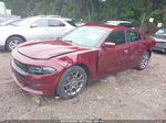 2017 Dodge Charger Sxt Awd Maroon vin: 2C3CDXJG6HH557657