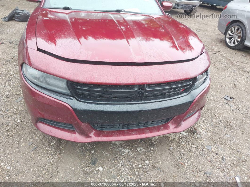 2017 Dodge Charger Sxt Awd Maroon vin: 2C3CDXJG6HH557657