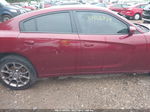 2017 Dodge Charger Sxt Awd Maroon vin: 2C3CDXJG6HH557657