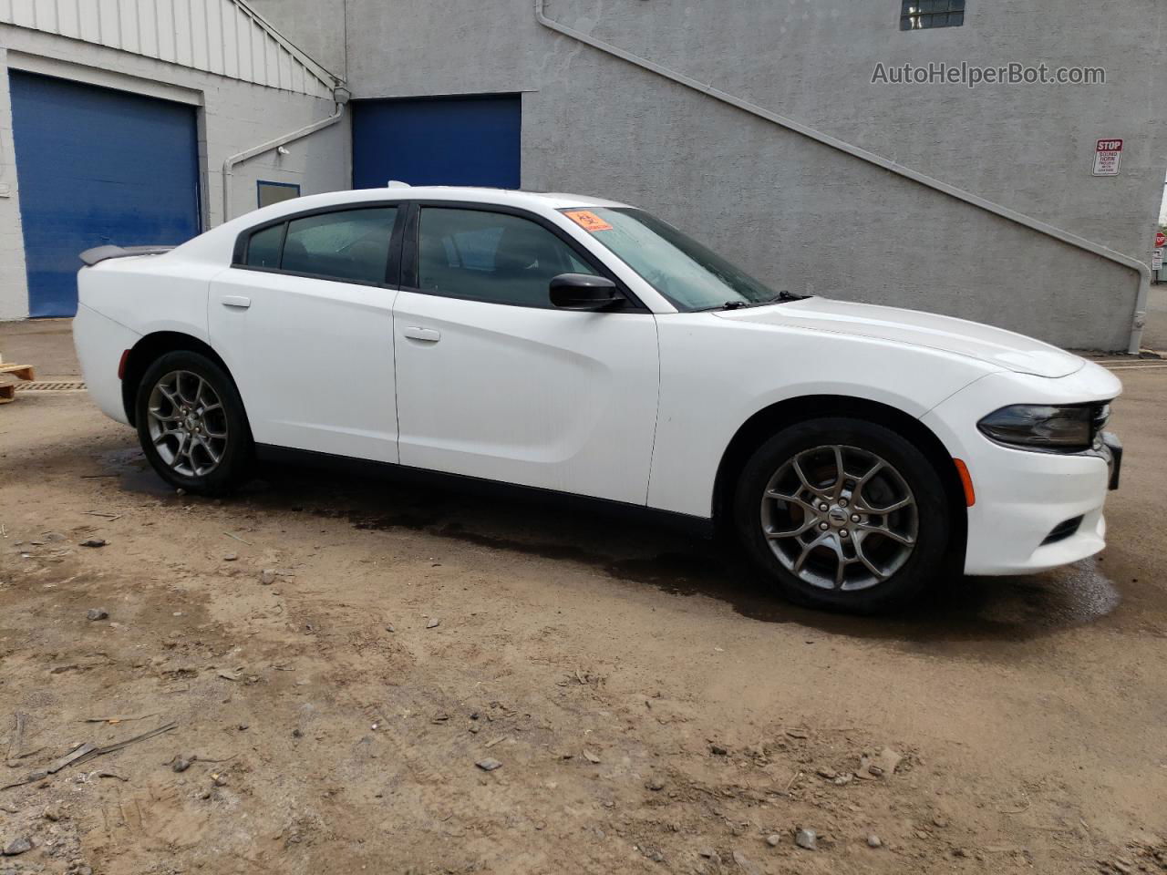 2017 Dodge Charger Sxt White vin: 2C3CDXJG6HH645334