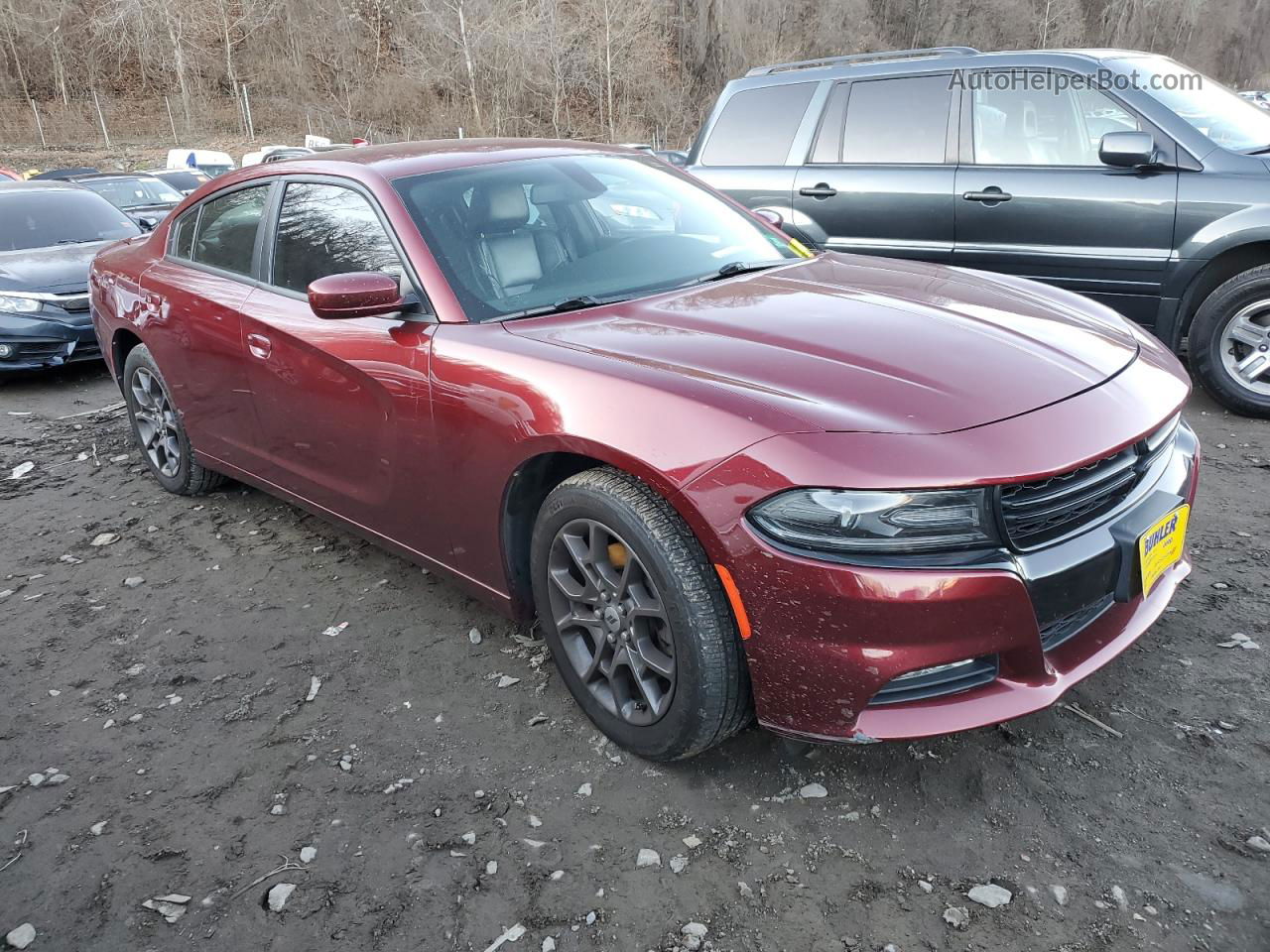 2018 Dodge Charger Gt Red vin: 2C3CDXJG6JH277761