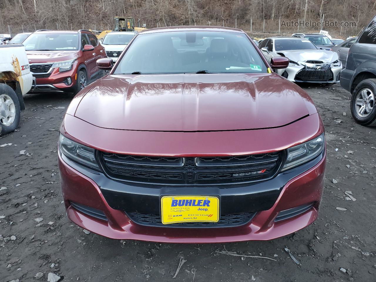 2018 Dodge Charger Gt Red vin: 2C3CDXJG6JH277761