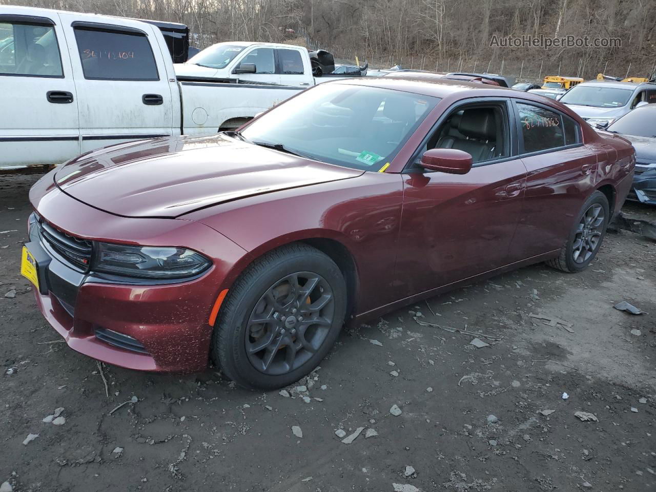 2018 Dodge Charger Gt Red vin: 2C3CDXJG6JH277761