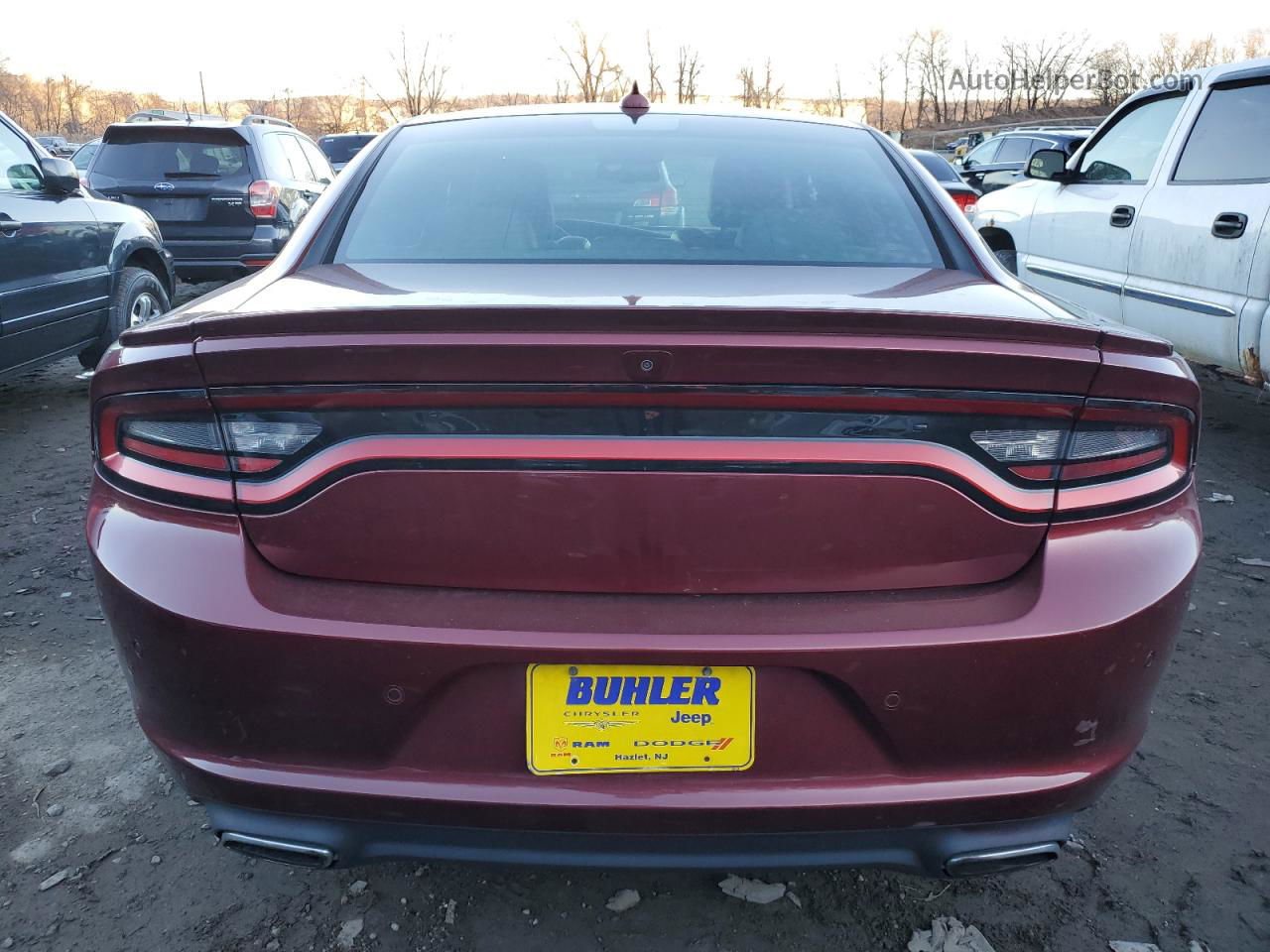 2018 Dodge Charger Gt Red vin: 2C3CDXJG6JH277761