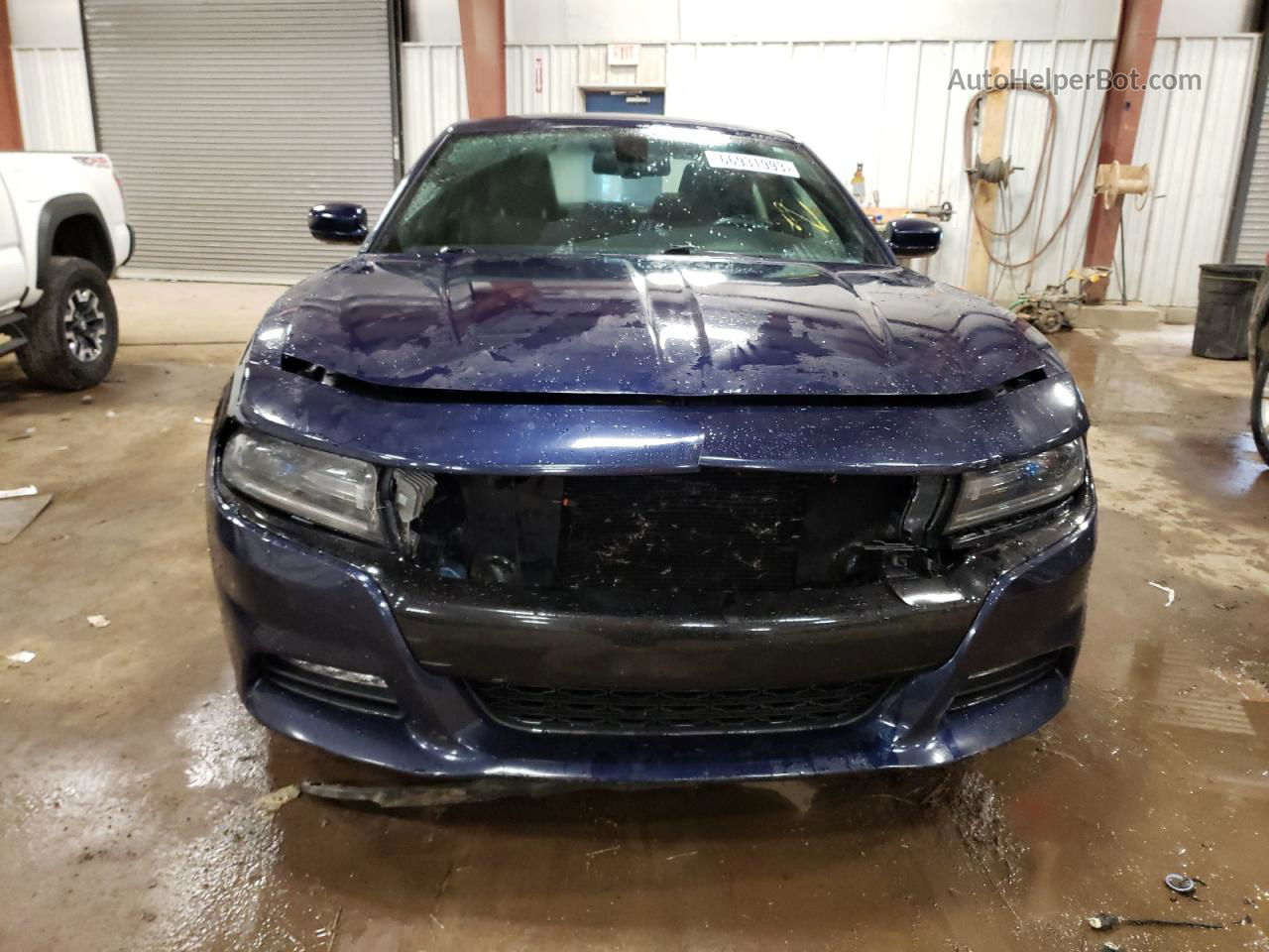 2016 Dodge Charger Sxt Blue vin: 2C3CDXJG7GH188869