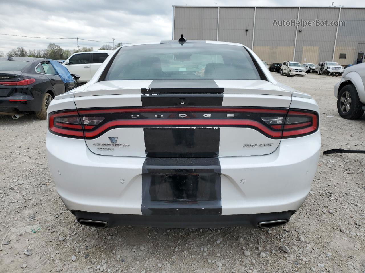 2016 Dodge Charger Sxt White vin: 2C3CDXJG7GH247922