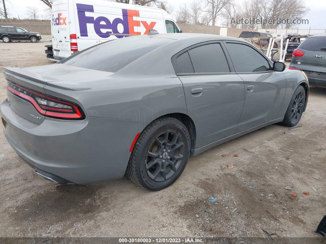 2017 Dodge Charger Sxt Awd Gray vin: 2C3CDXJG7HH516096