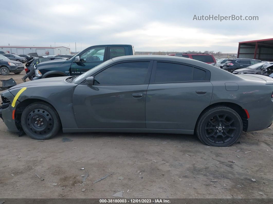 2017 Dodge Charger Sxt Awd Gray vin: 2C3CDXJG7HH516096