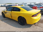 2017 Dodge Charger Sxt Yellow vin: 2C3CDXJG7HH596354