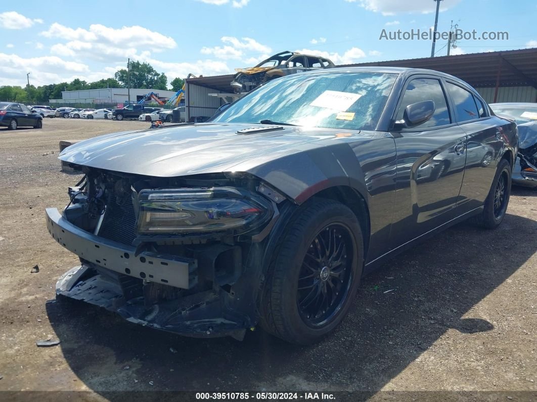 2017 Dodge Charger Sxt Awd Gray vin: 2C3CDXJG7HH630745