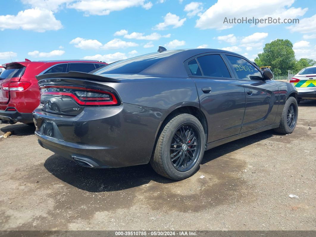 2017 Dodge Charger Sxt Awd Gray vin: 2C3CDXJG7HH630745