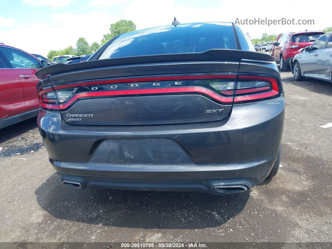 2017 Dodge Charger Sxt Awd Gray vin: 2C3CDXJG7HH630745