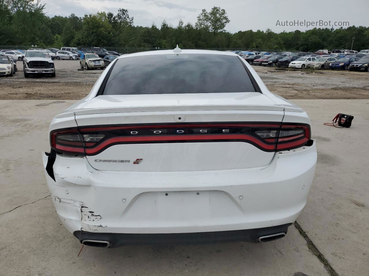 2018 Dodge Charger Gt White vin: 2C3CDXJG7JH136374