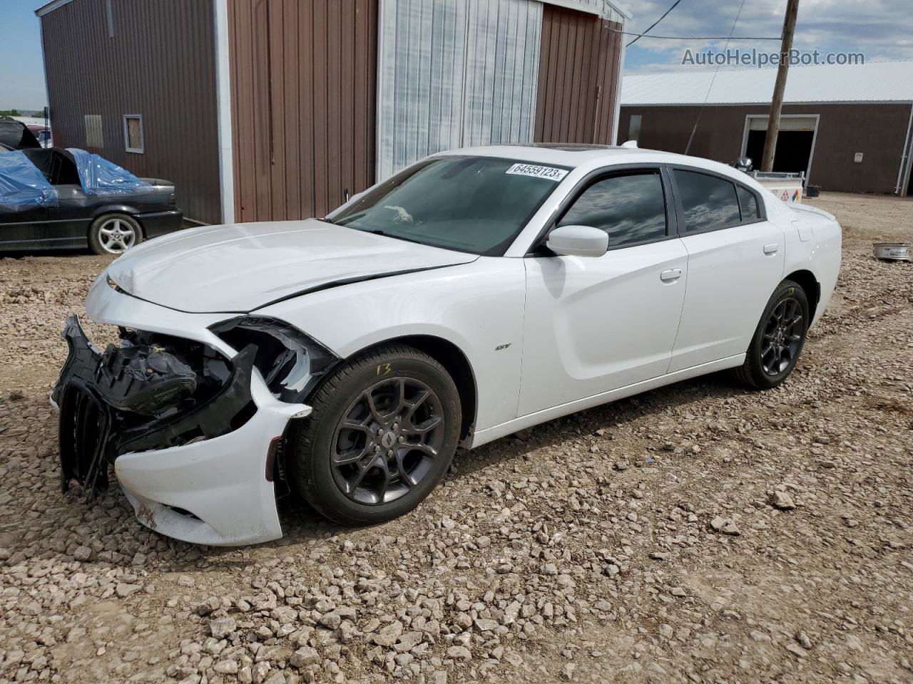 2018 Dodge Charger Gt Белый vin: 2C3CDXJG7JH159041