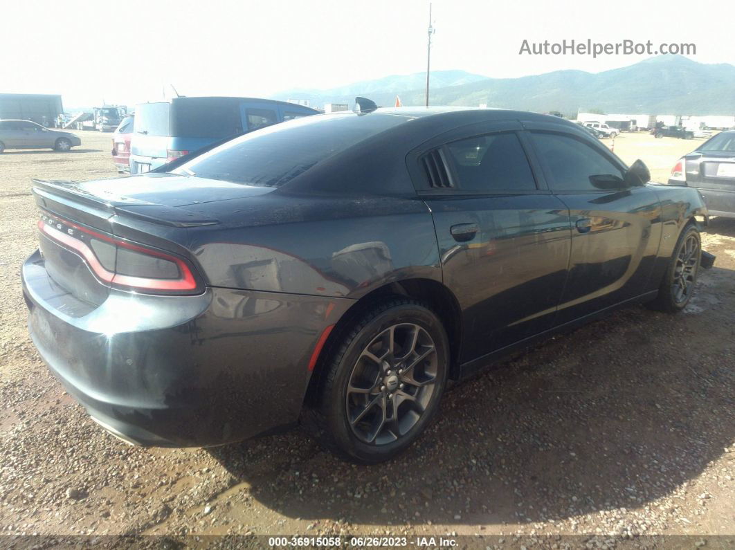 2018 Dodge Charger Gt Awd Black vin: 2C3CDXJG7JH194548