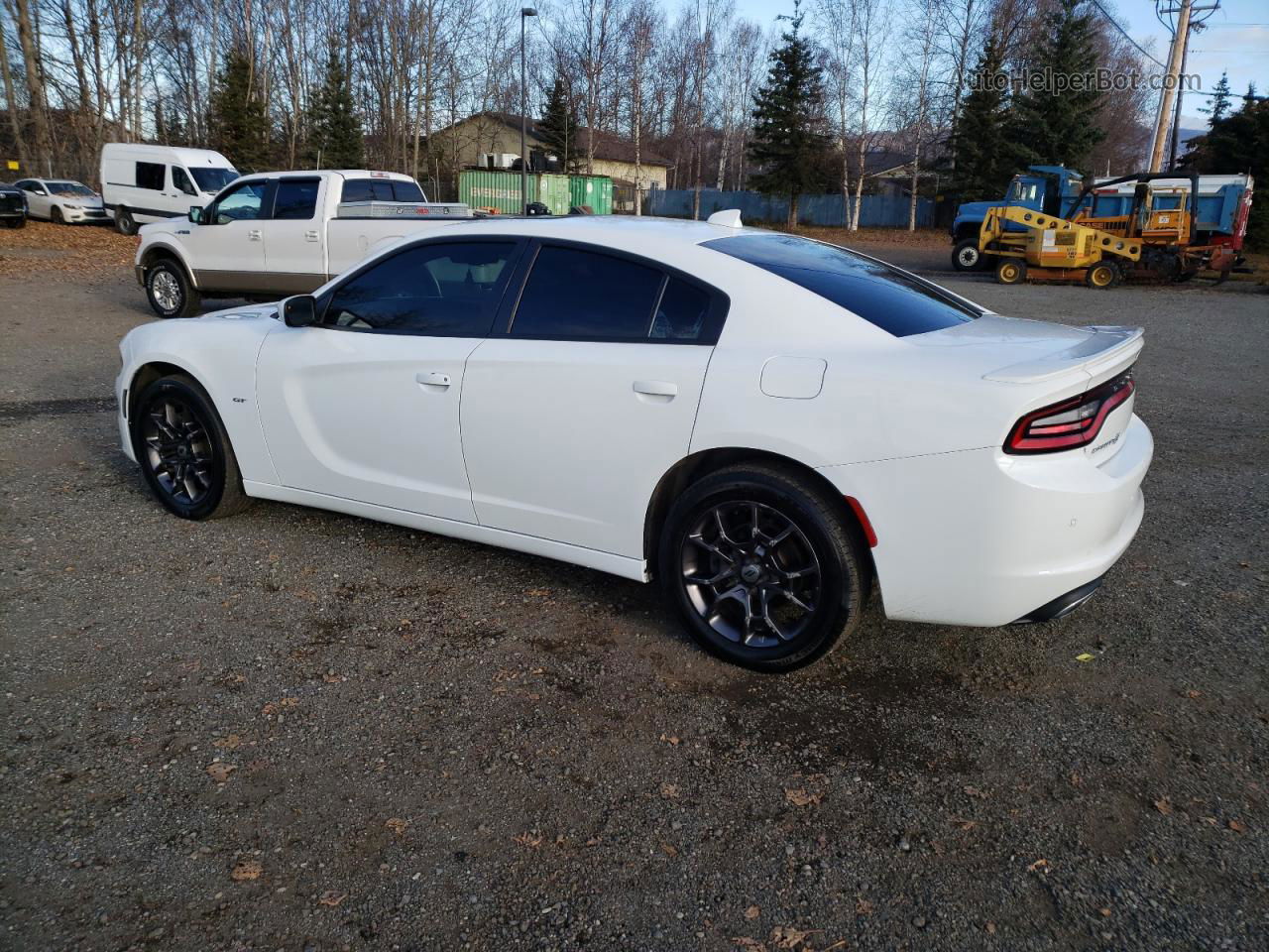 2018 Dodge Charger Gt White vin: 2C3CDXJG7JH203619