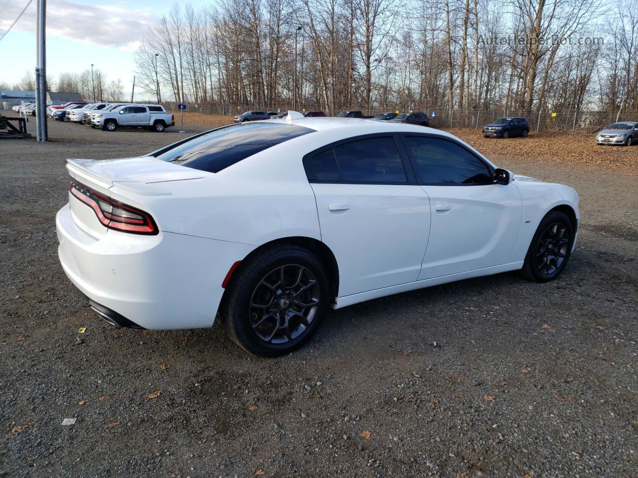 2018 Dodge Charger Gt White vin: 2C3CDXJG7JH203619