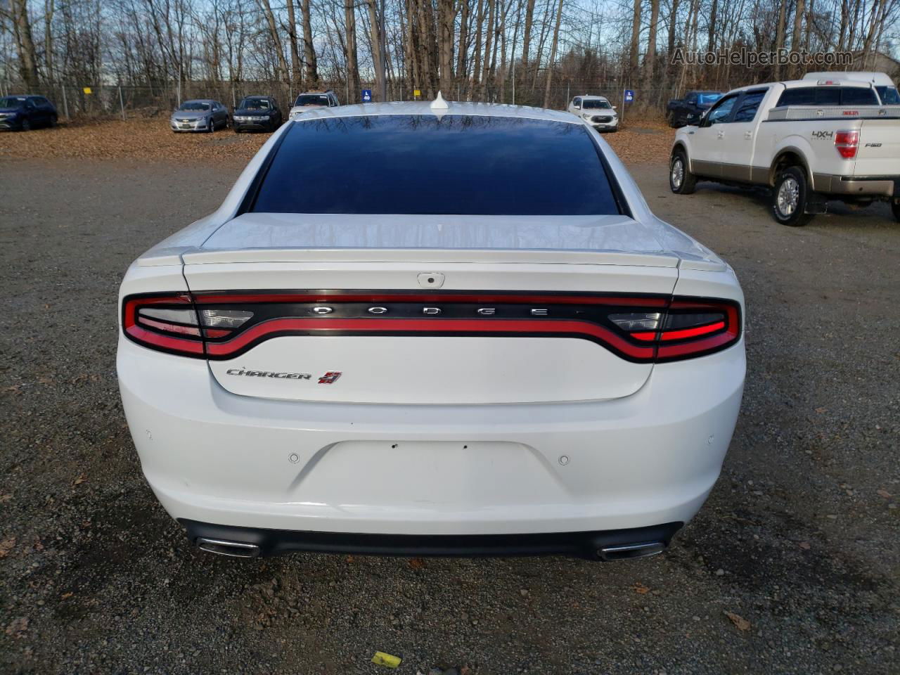 2018 Dodge Charger Gt White vin: 2C3CDXJG7JH203619