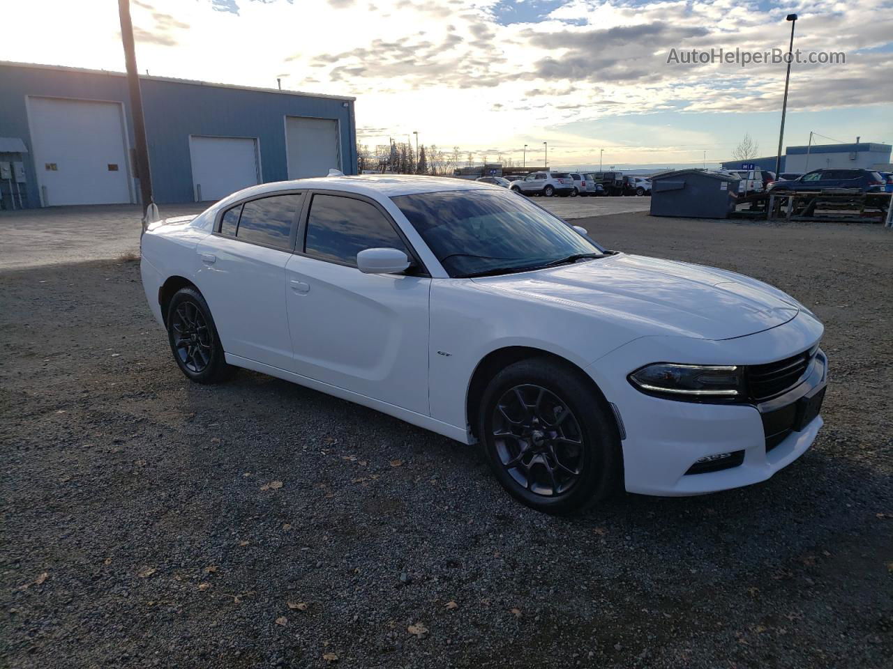 2018 Dodge Charger Gt White vin: 2C3CDXJG7JH203619