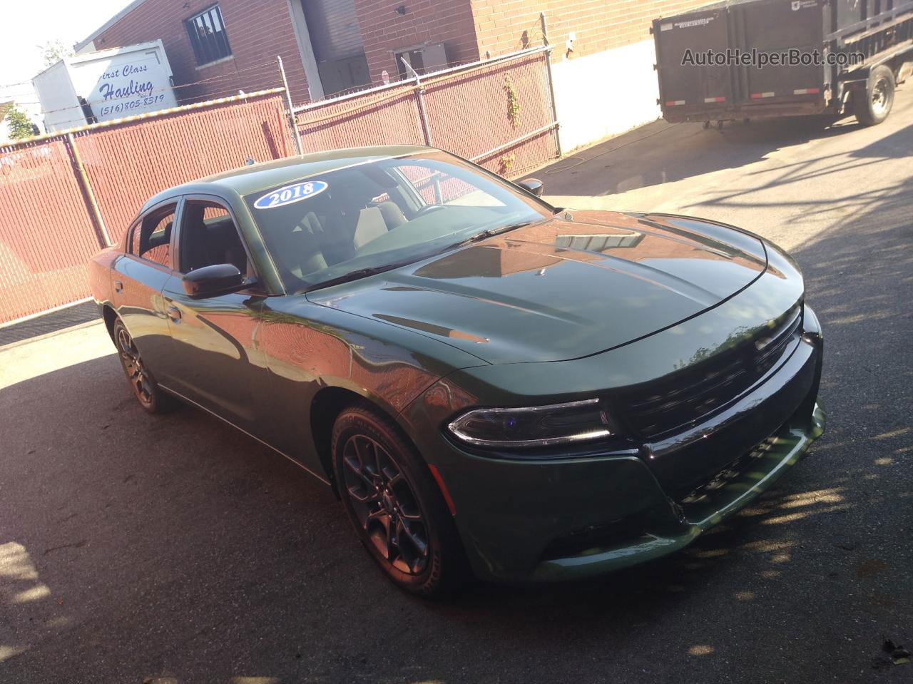 2018 Dodge Charger Gt Green vin: 2C3CDXJG7JH235633