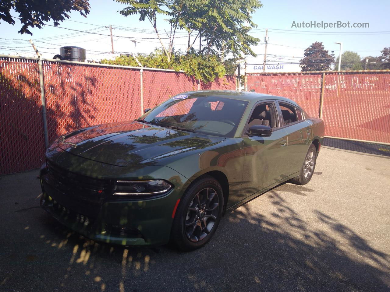 2018 Dodge Charger Gt Зеленый vin: 2C3CDXJG7JH235633