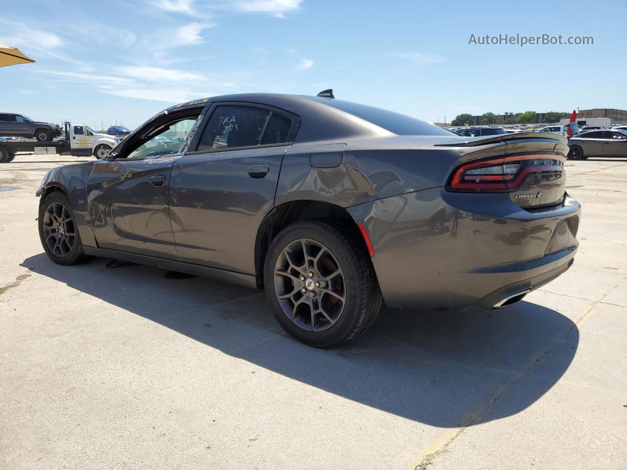 2018 Dodge Charger Gt Gray vin: 2C3CDXJG7JH292852