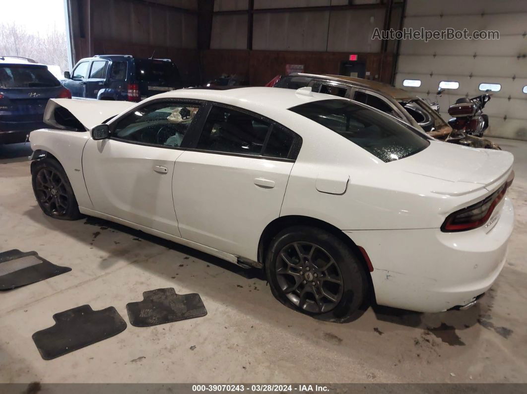 2018 Dodge Charger Gt Awd White vin: 2C3CDXJG7JH316597