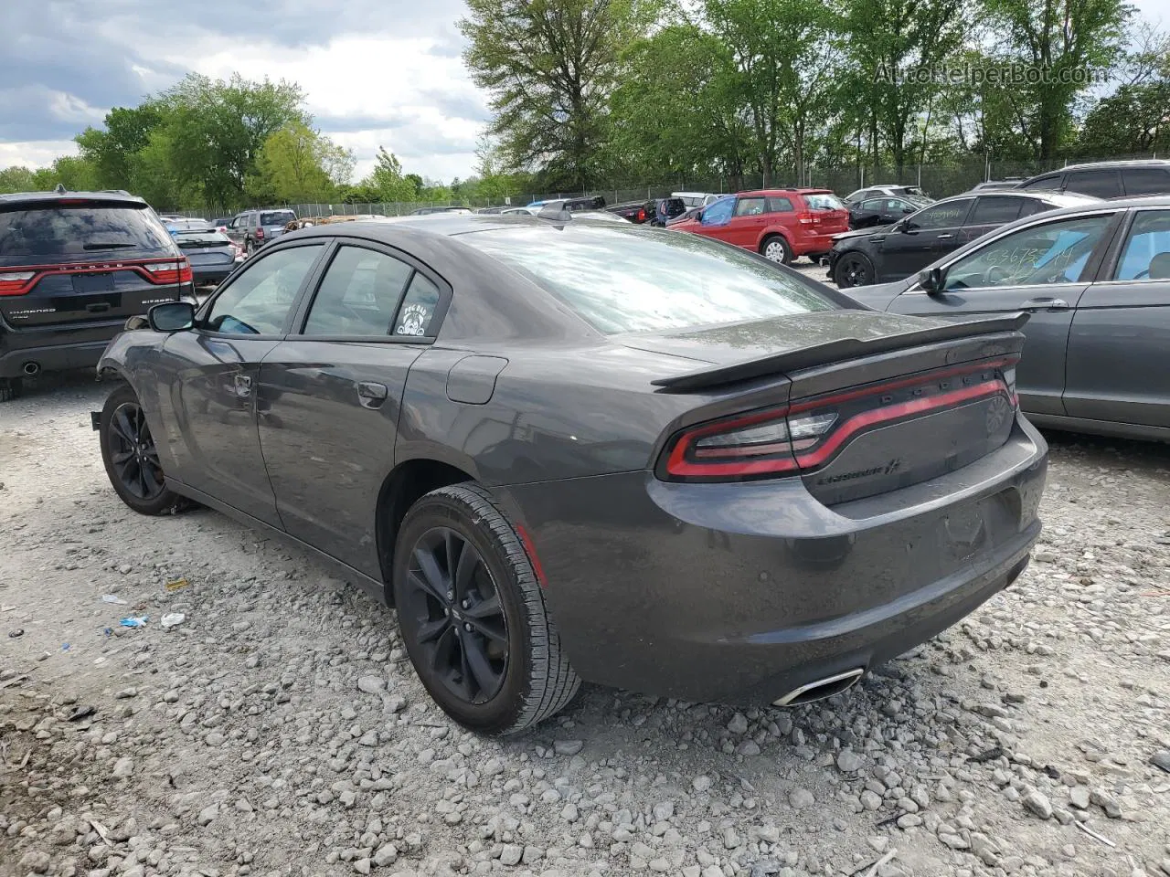 2021 Dodge Charger Sxt Серый vin: 2C3CDXJG7MH528825