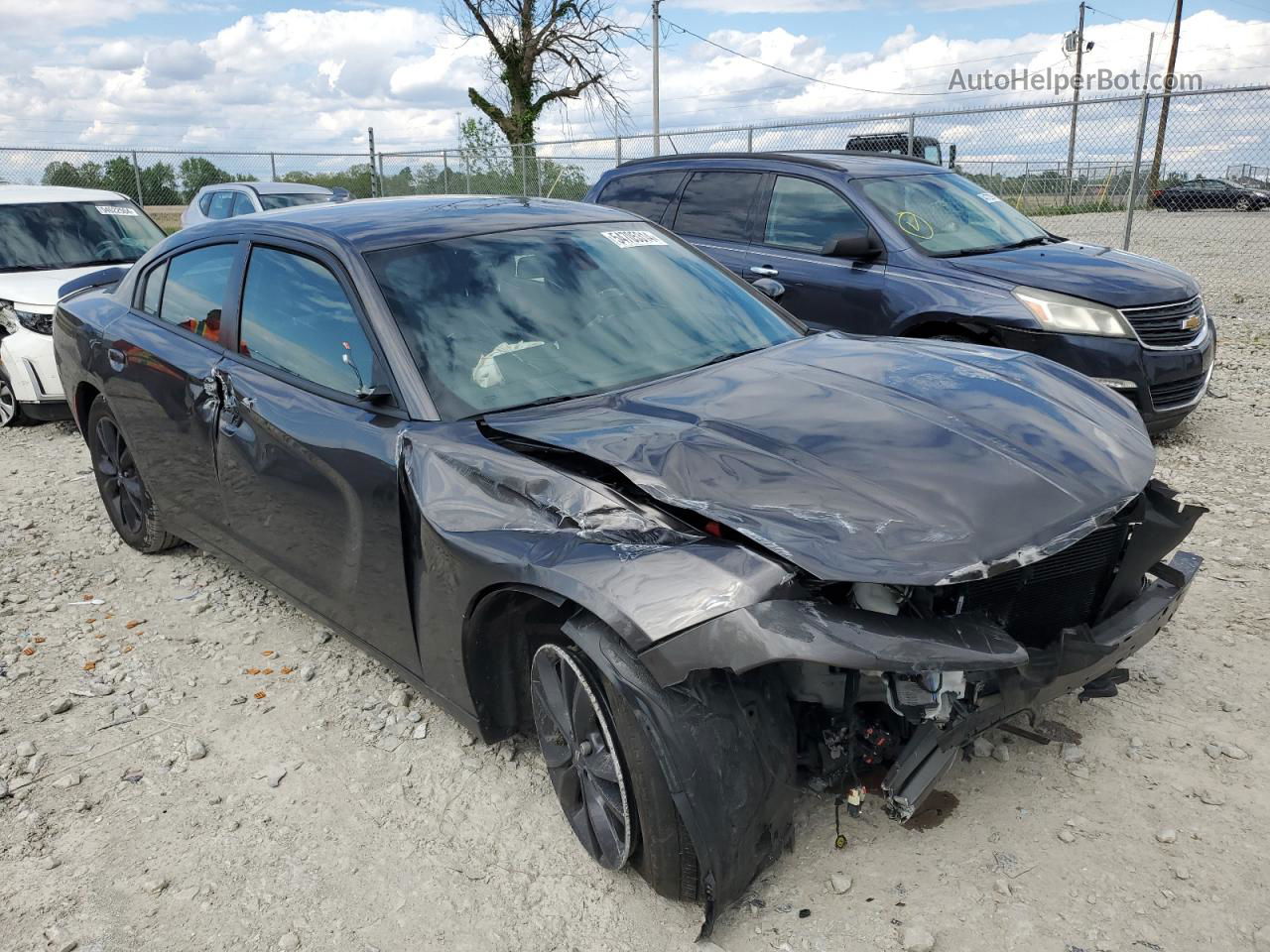 2021 Dodge Charger Sxt Серый vin: 2C3CDXJG7MH528825