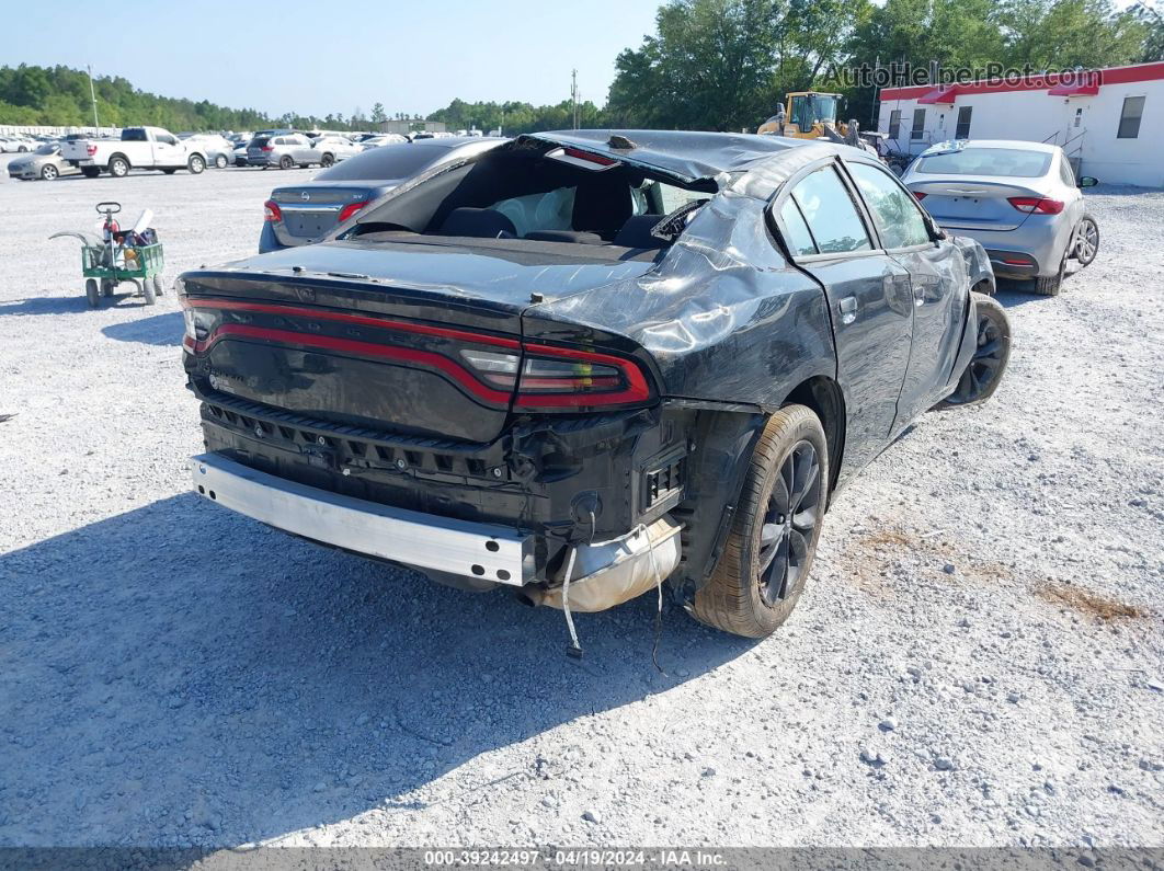 2021 Dodge Charger Sxt Awd Black vin: 2C3CDXJG7MH606259