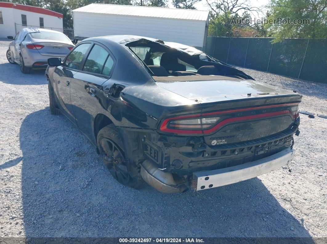 2021 Dodge Charger Sxt Awd Black vin: 2C3CDXJG7MH606259